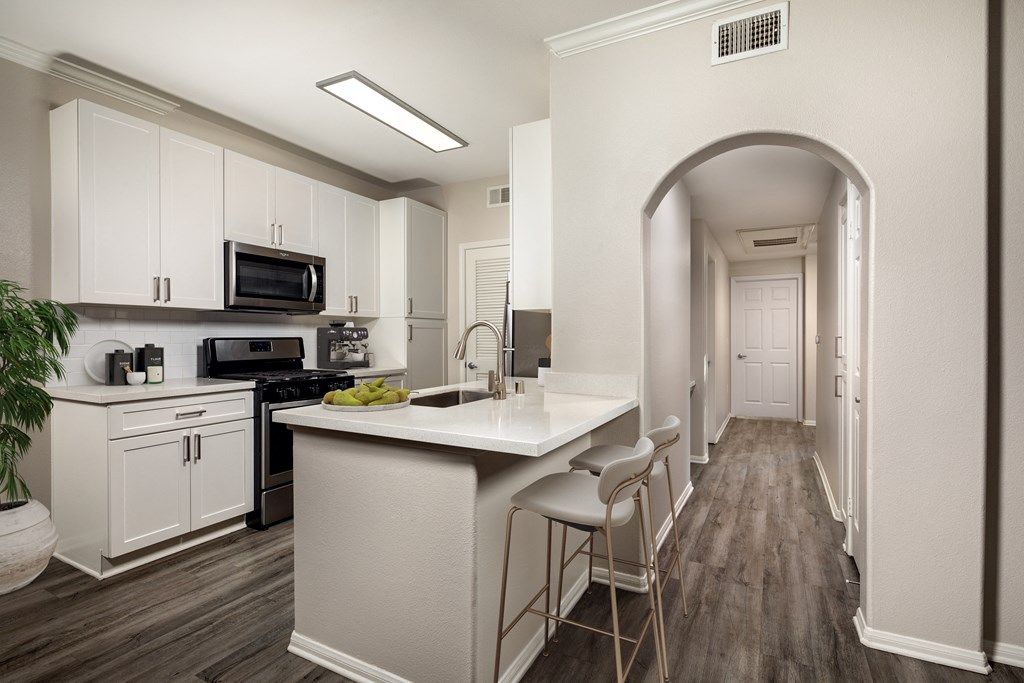 Cape May Kitchen and hallway view