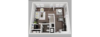 a floor plan image of the 1800 at barrett lakes apartments in kennesaw, ga