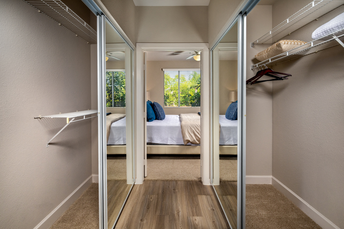 Avila at RSM One Bed Master Closet
