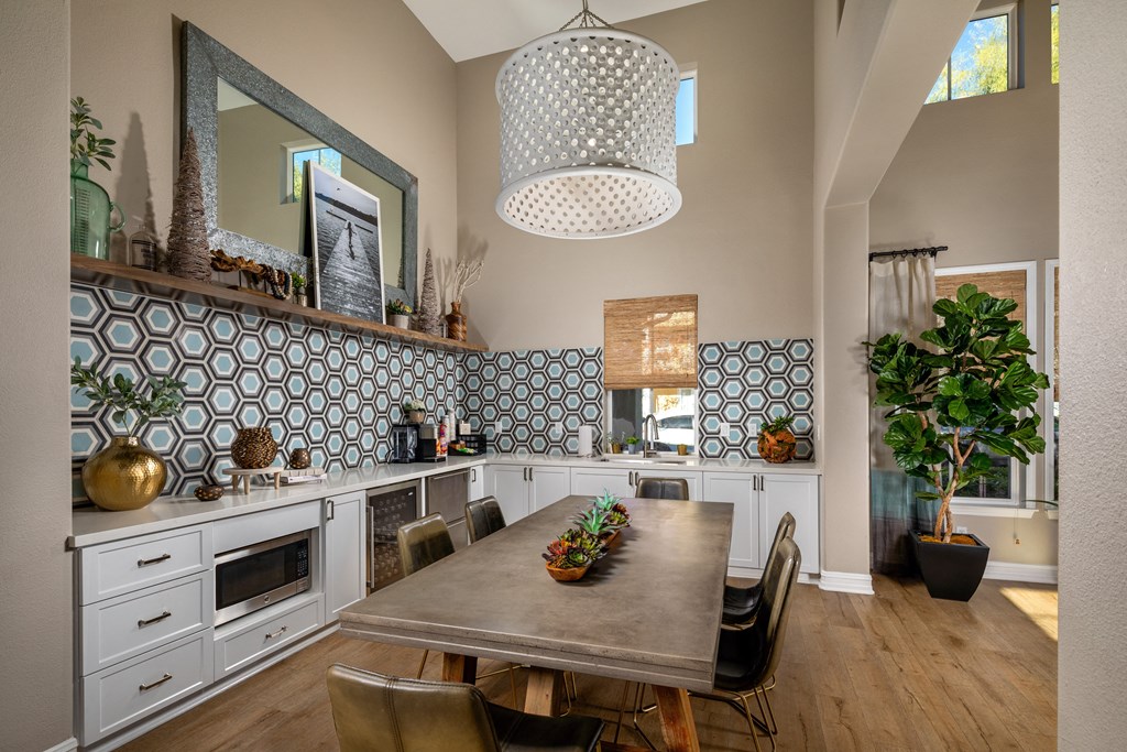 Cape May Clubhouse Table and Mini Fridge