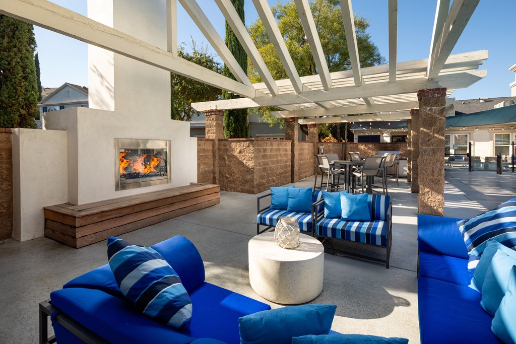 Cape May Outdoor Fire Place and Seating