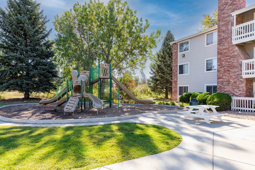 our apartments offer a playground for your children