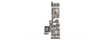 Newport Palms 2x1 B Floor Plan