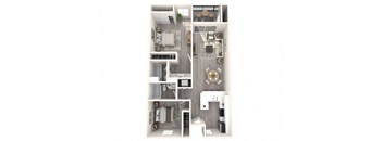 Newport Palms 2x2 C Floor Plan