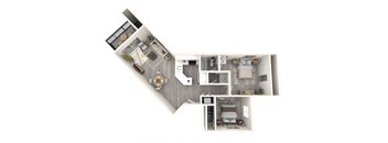Newport Palms 2x1 D Floor Plan