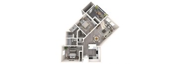 Newport Palms 2x2 E Floor Plan