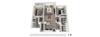 bedroom floor plan an open concept layout with a large closet and a balcony