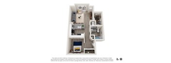 bedroom floor plan | apartments in pittsburgh pa | the alden