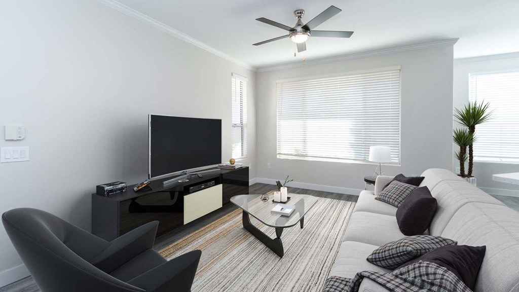 Renovated living room