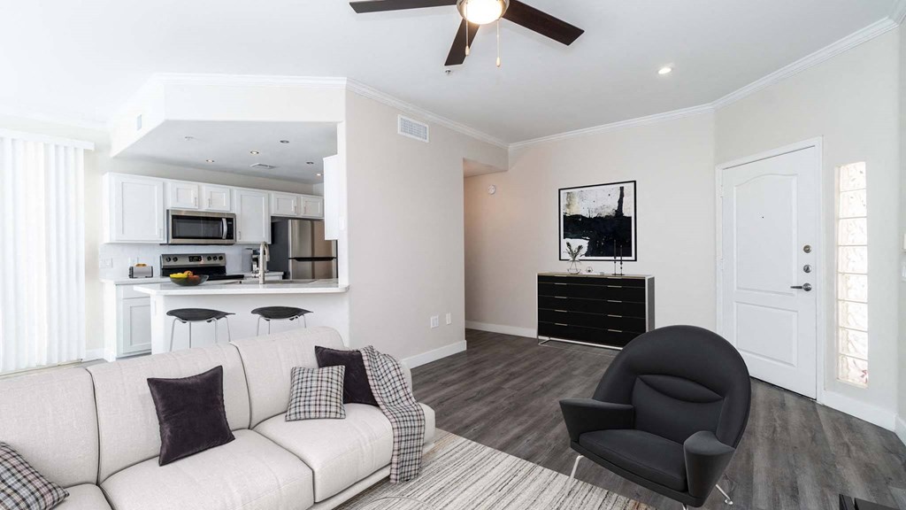 Renovated living room