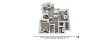The Westchester 2 Bedroom / 2 Bath