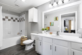 Bathroom Bathroom with soaking tub, large mirror and plenty of counter space - Photo Gallery 6