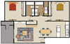 2 Bedroom 2 Bath - Classic