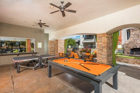 billiards room