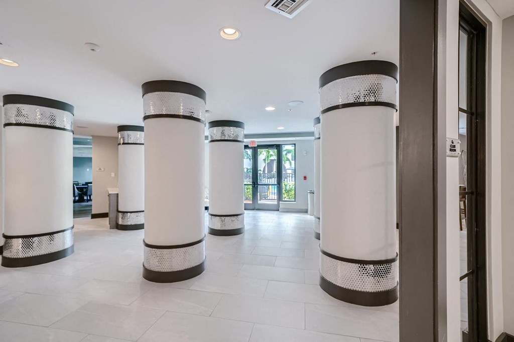 the lobby or reception area at hilton garden inn city center