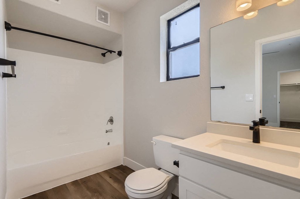 a bathroom with a toilet and a sink and a mirror