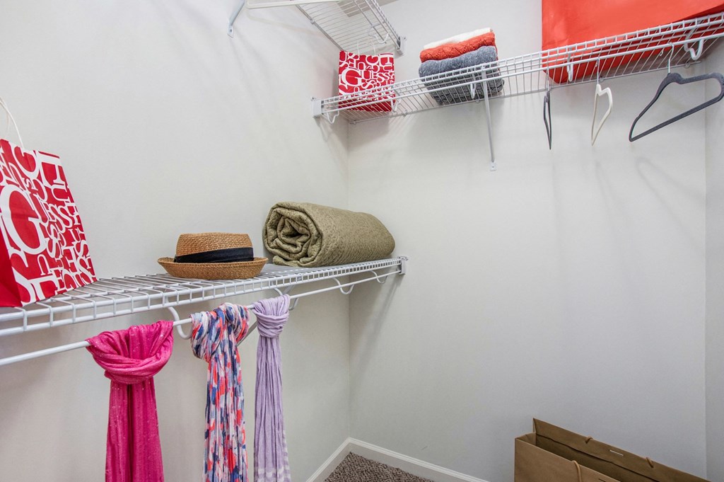 our closets are stocked with clothing and accessories for you to use in any room