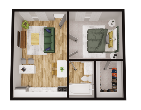 1BD apartment in Layton, UT