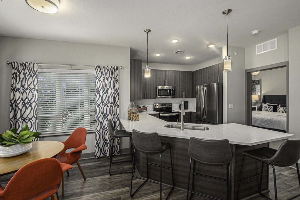 the enclave at homecoming terra vista kitchen and dining area
