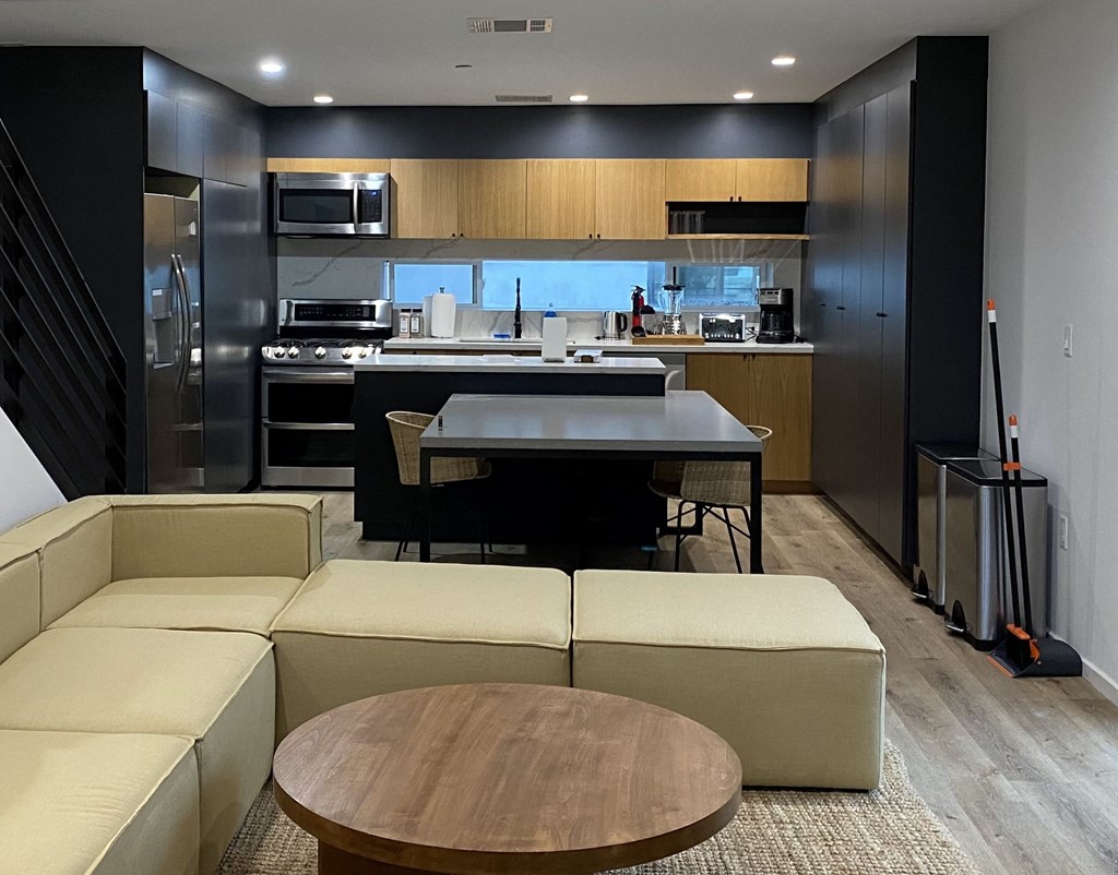 Kitchen and Living Room