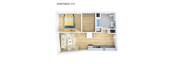 1 Bed B