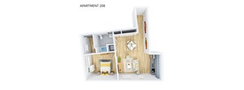 1 Bed C