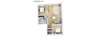2 Bed A