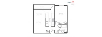 Cobalt Zephyr One Bedroom
