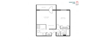 Sandstone 1 Bedroom A