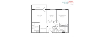 Sandstone 2 Bedroom B