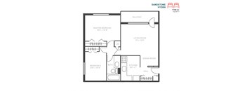 Sandstone 2 Bedroom C