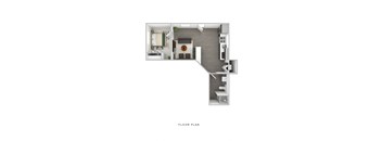 Aspire Oregon City Apartments Rivergrove 3D Floor Plan