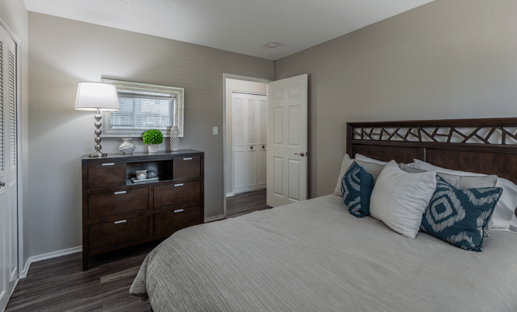 Master Bedroom at Aspire Sacramento Apartments, California