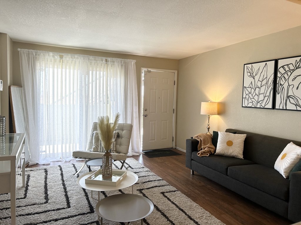 Living Area at Aspire High Desert Apartments, Victorville, California