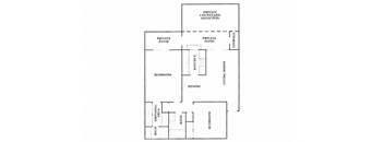 Palm-floorplan at Aspire Upland Apartments, Upland, CA, 91786