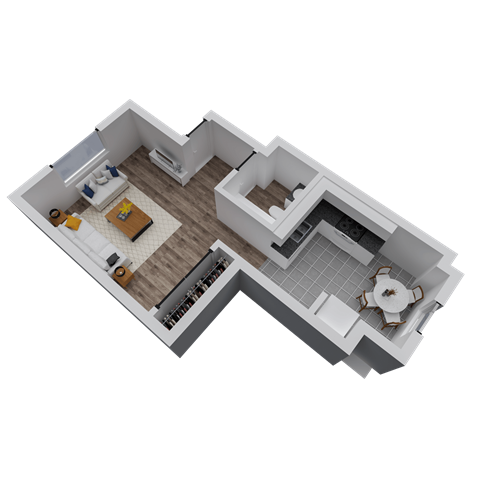 Palmer Park | Colorado Springs, CO Apartments | 0x1  450 sf