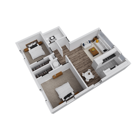 Palmer Park | Colorado Springs, CO Apartments | 2x1 760sf