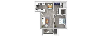 our apartments have a spacious floor plan with plenty of room to move around