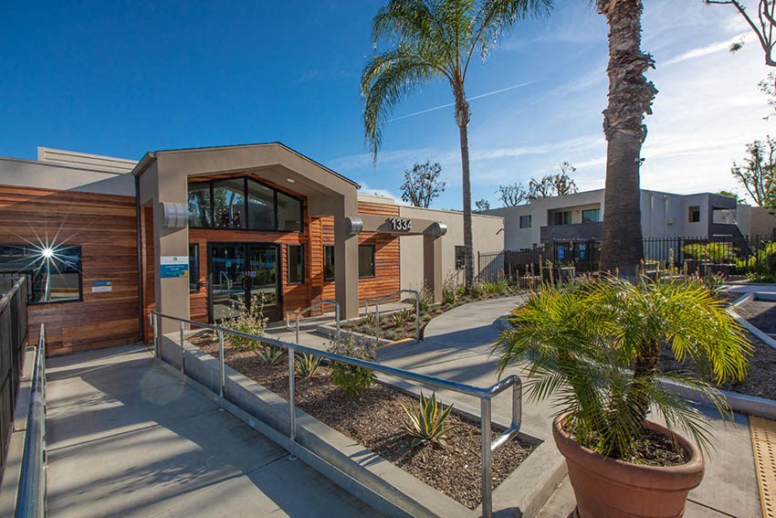 Leasing Office Exterior at Aspire Upland Apartments, Upland, CA, 91786