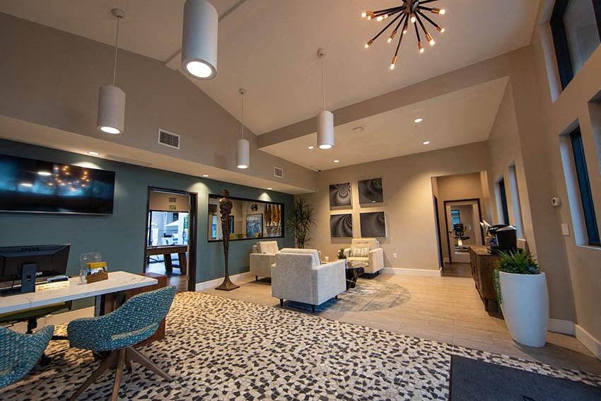Leasing Office at Aspire Upland Apartments, Upland, CA