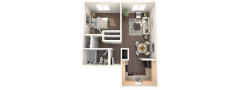 Aspire Eugene Apartments Cascade Floor Plan