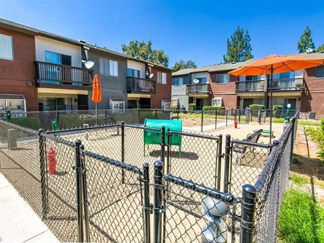 Exterior View of Encore's Large Dog Park at Encore Apartments, Ontario, 91764