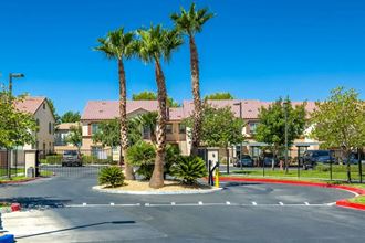 Apartments for Rent High Desert CA - Exterior View of Riverton of the High Desert's Building Showing Expansive Community and Green Landscaping - Photo Gallery