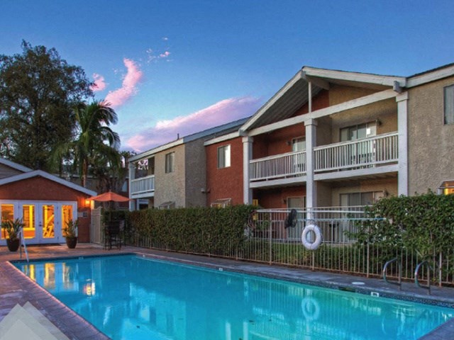 Apartments in Ontario CA - Rancho Vista - Gated Pool at Rancho Vista Townhomes, California, 91764