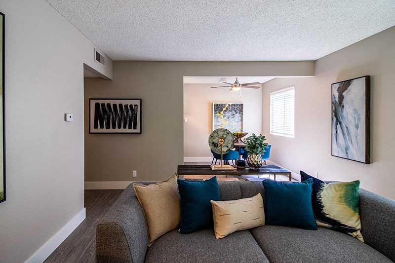 Living room with couch 