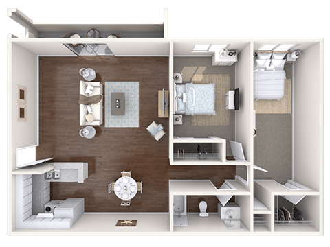 2-Bedroom-1-Bath at Aspire Rialto, Rialto, CA