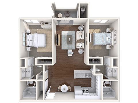 2-Bedroom-2-Bath at Aspire Rialto, Rialto, 92376