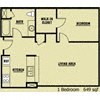 1 bed 1 bath A at Gilmore Apartments, Washington, 98101