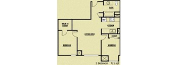 2 bed 2 bath at Gilmore Apartments, Seattle, Washington