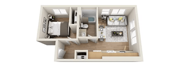 1 bed 1 bath A at Arbora Court, Seattle, WA